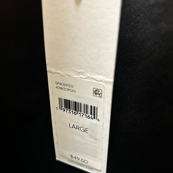 Brand new  Calvin Klein silky black top with tags - Picture 3 of 3